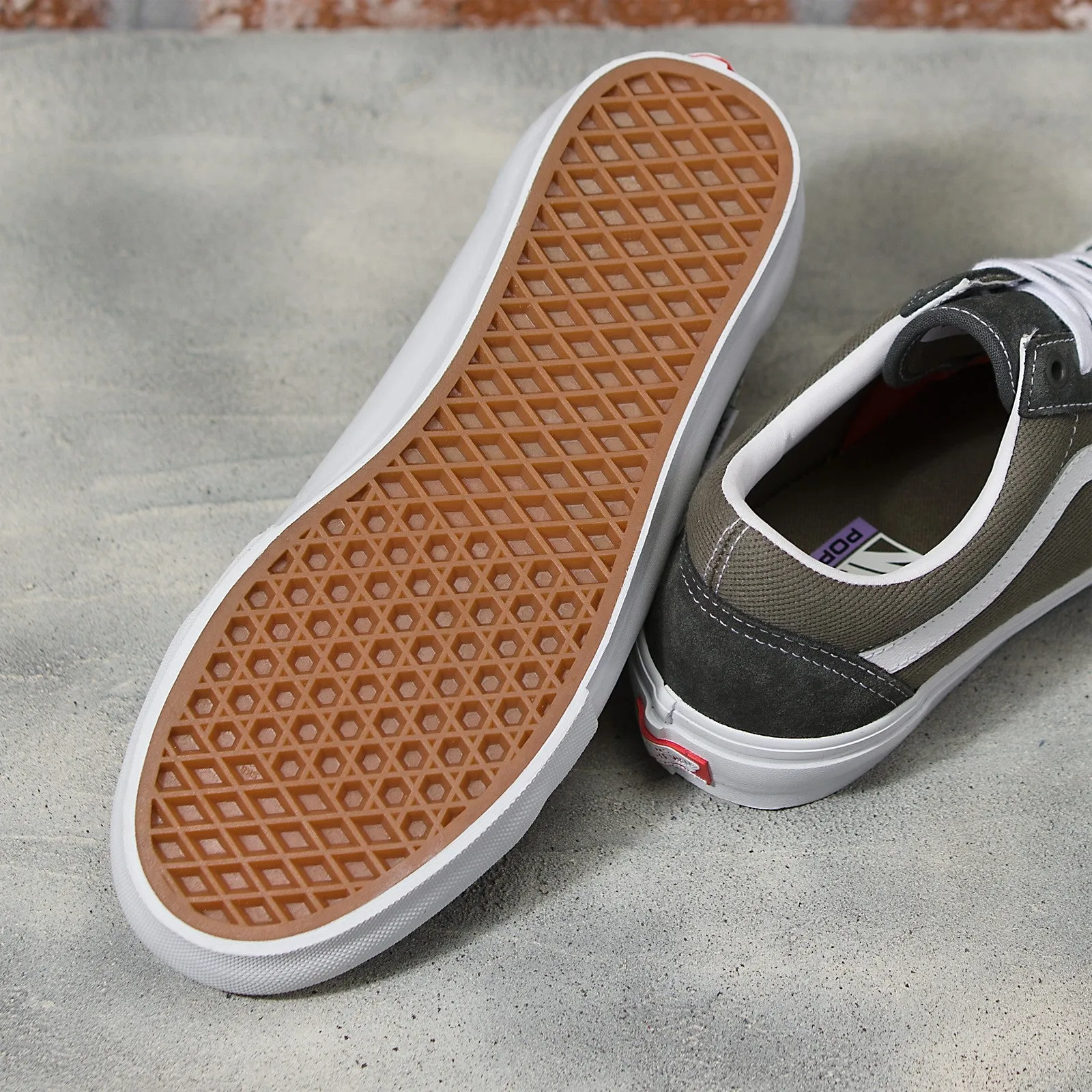 Vans Twill Skate Old Skool Skateboard Shoe - Grape Leaf