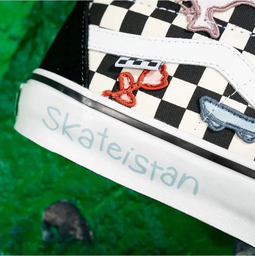 Vans x Skateistan Skate SK8-HI Skateboard Shoe - Checkerboard