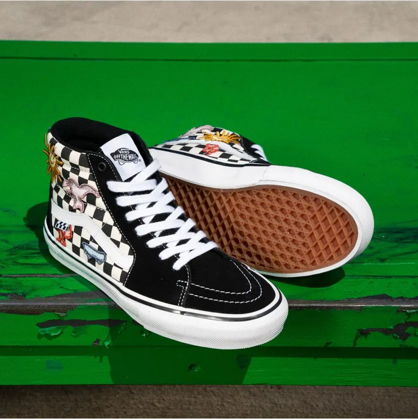 Vans x Skateistan Skate SK8-HI Skateboard Shoe - Checkerboard