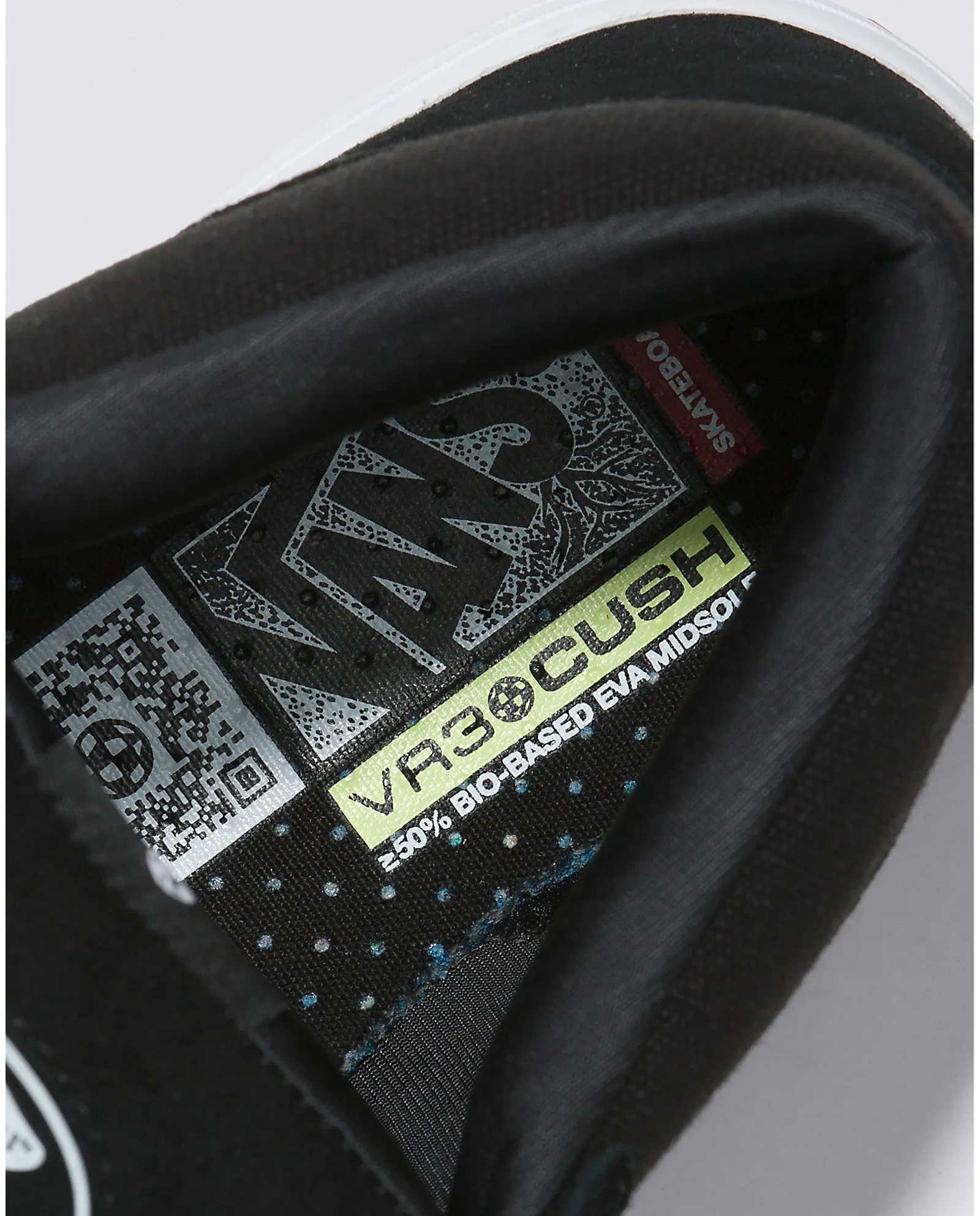 Vans Zahba Mid Skateboard Shoe - Black/White