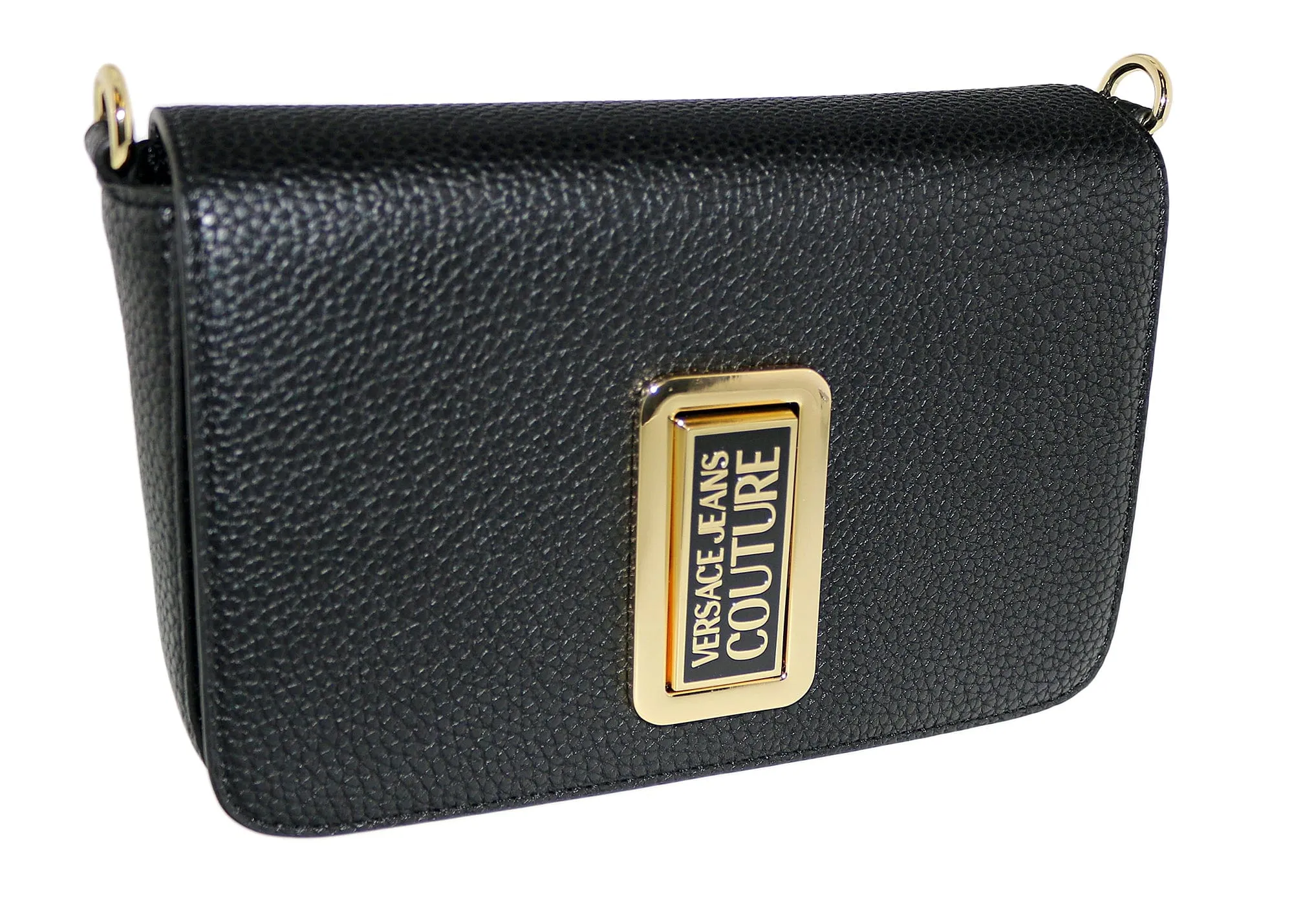Versace Jeans Couture Black Rope Handle Crossbody Bag