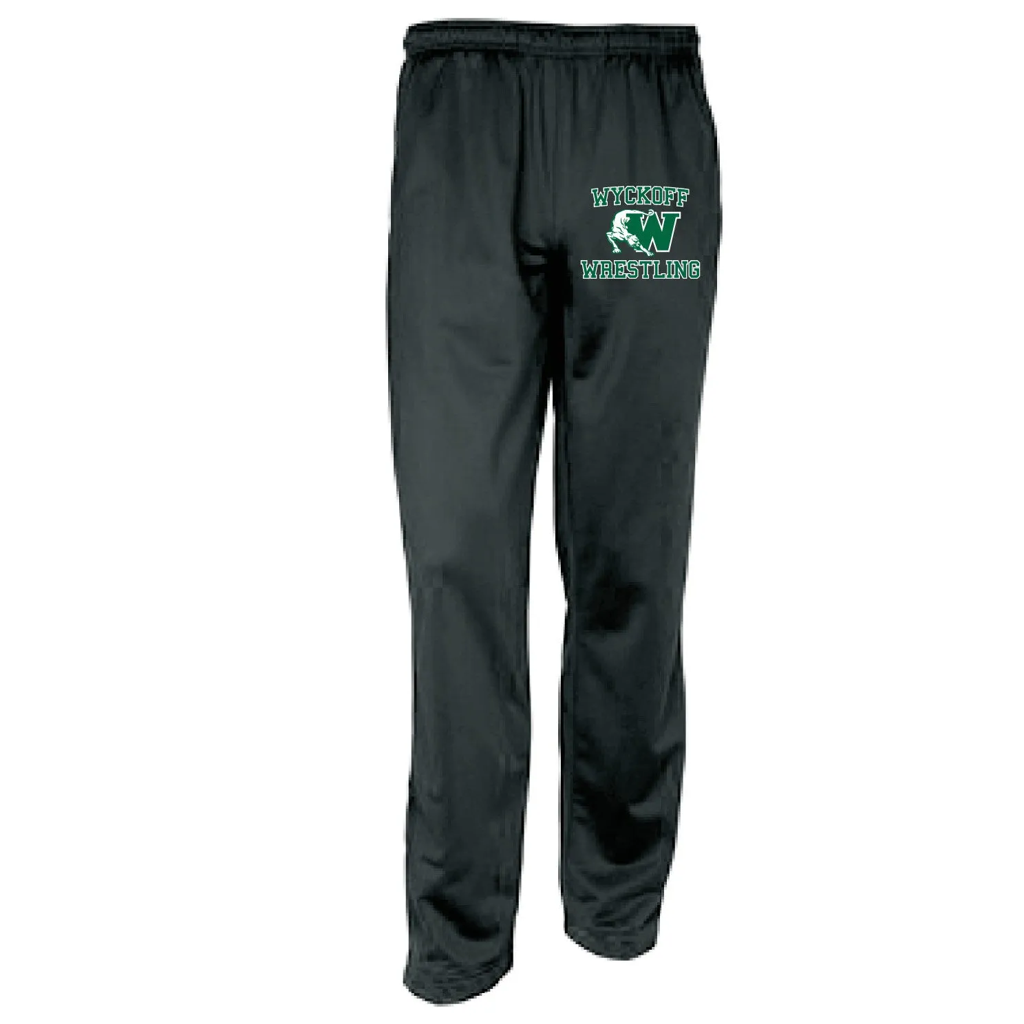 WARMUP PANTS / BLACK / EMBROIDERED LOGO