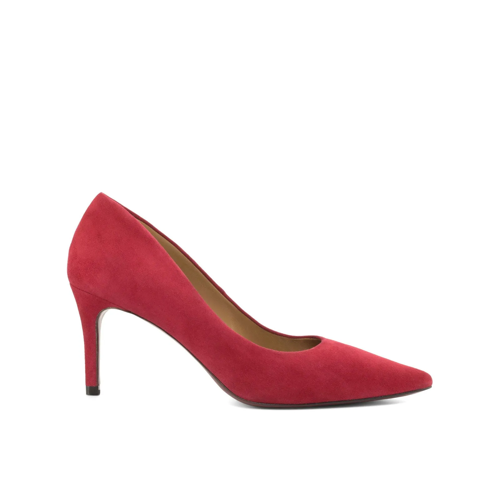Women's Florence Pointed Toe Leather Heels Wide Plus Size 4771
