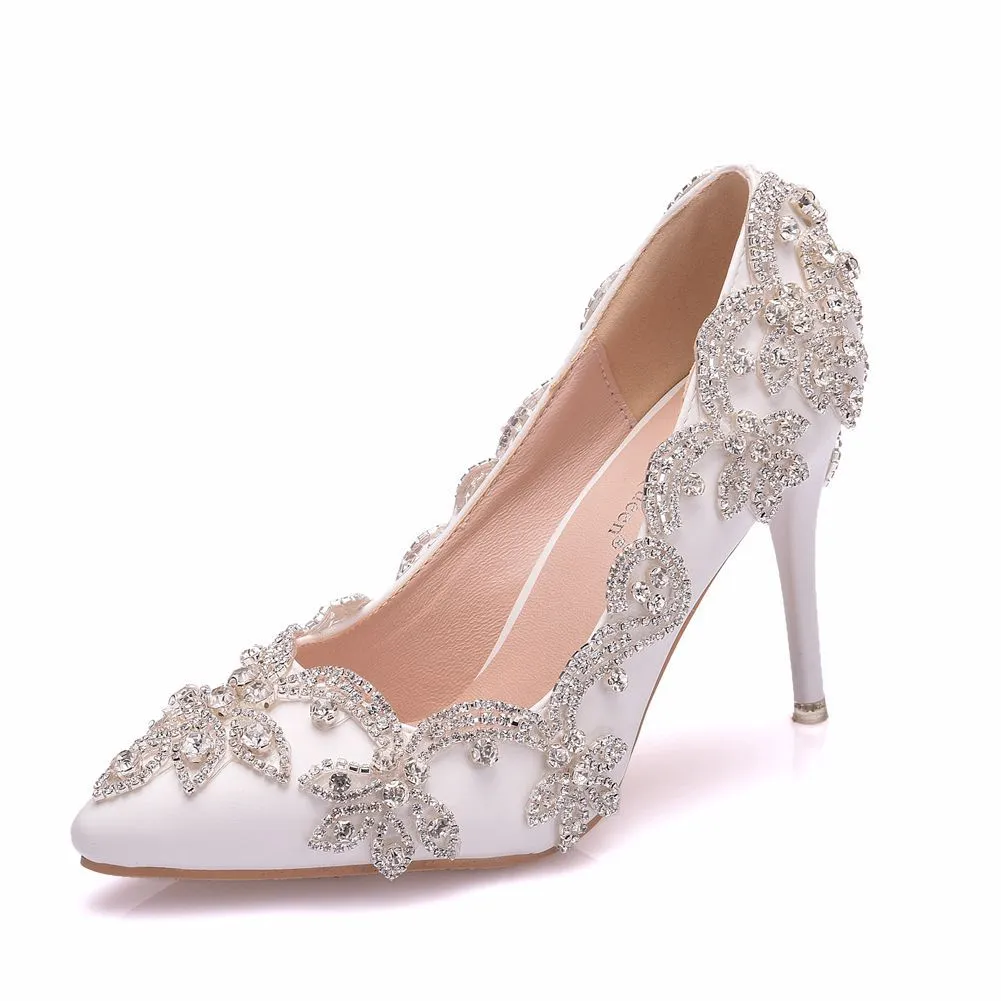 Women's Rhinestone High Heel Shoes