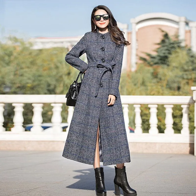 Women's Winter Long Woolen Coat