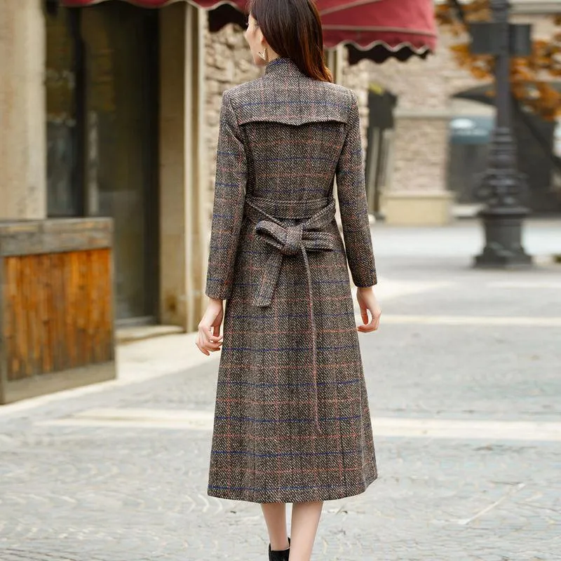 Women's Winter Long Woolen Coat