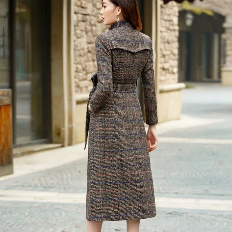 Women's Winter Long Woolen Coat